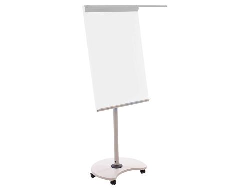 Quadro branco rocada para conferencias metalica magnetica com rodas 68x104 cm inclui 2 bracos laterais , Rocada , 150433 , 8427951617002